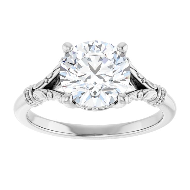 Split Shank Engagement Ring