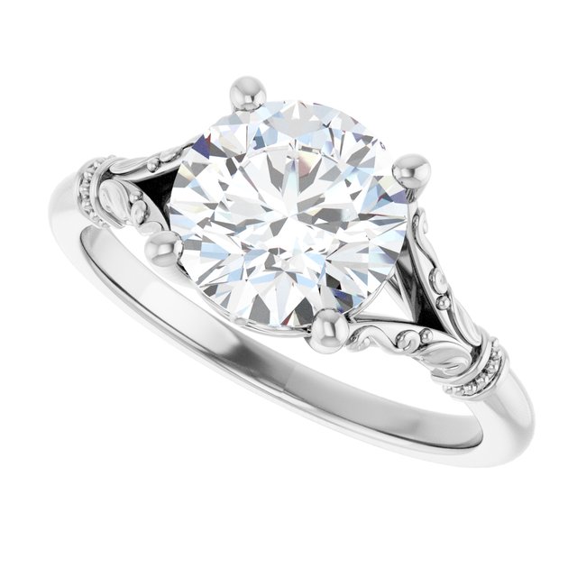 Split Shank Engagement Ring