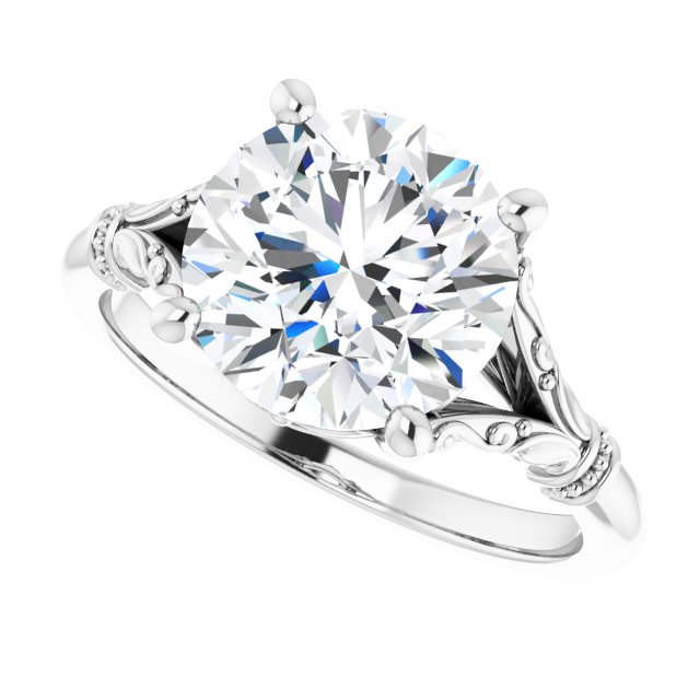 Split Shank Engagement Ring