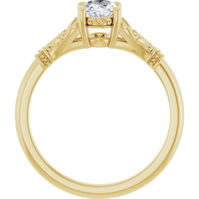 Split Shank Engagement Ring