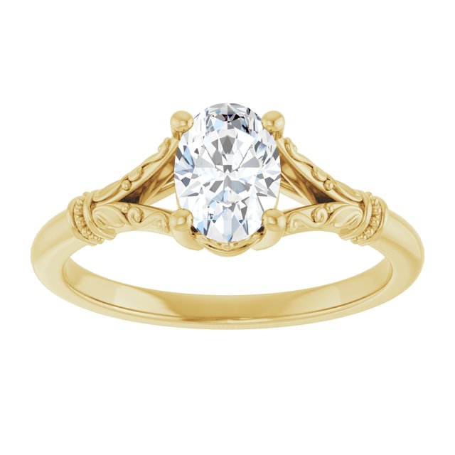 Split Shank Engagement Ring