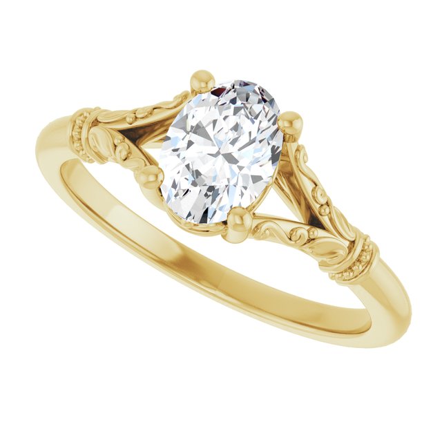 Split Shank Engagement Ring