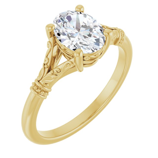 Split Shank Engagement Ring