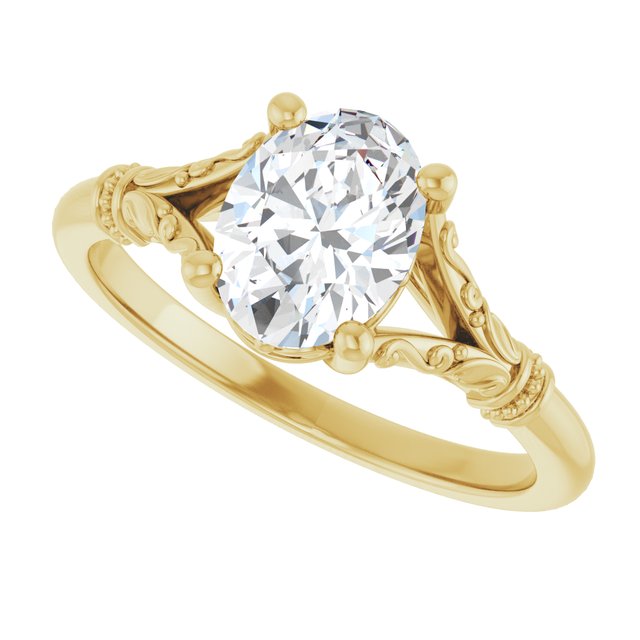 Split Shank Engagement Ring