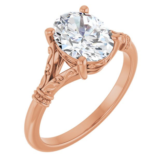 Split Shank Engagement Ring