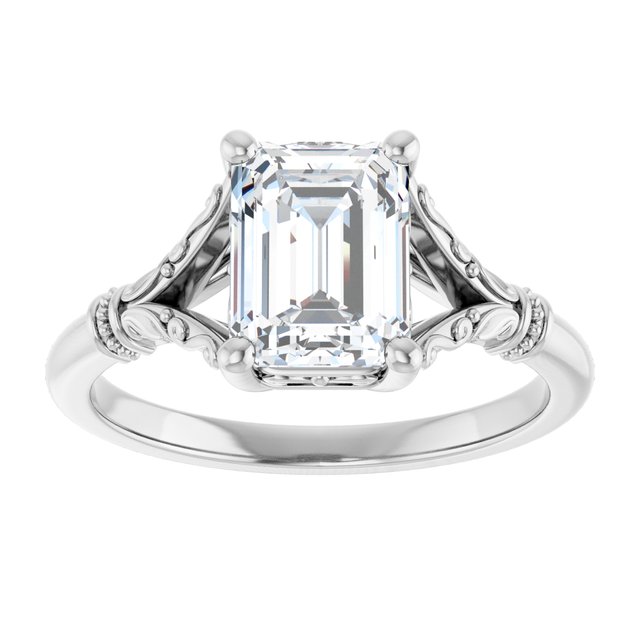 Split Shank Engagement Ring