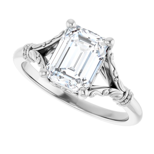 Split Shank Engagement Ring