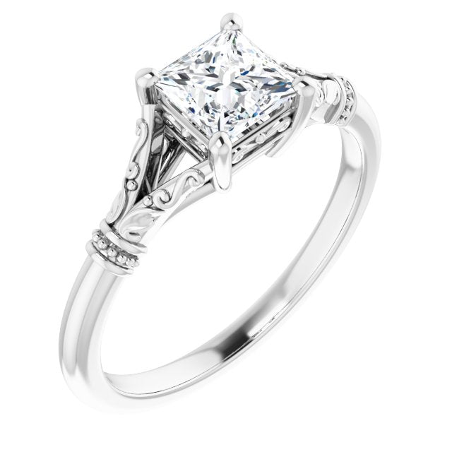 Split Shank Engagement Ring