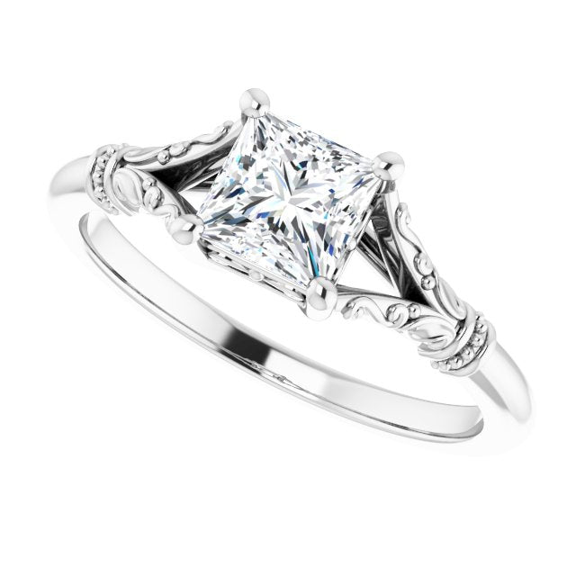 Split Shank Engagement Ring