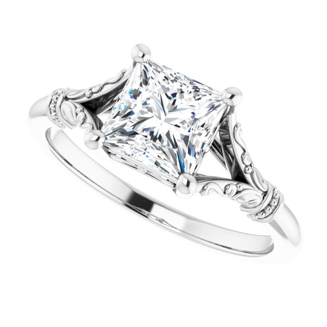 Split Shank Engagement Ring