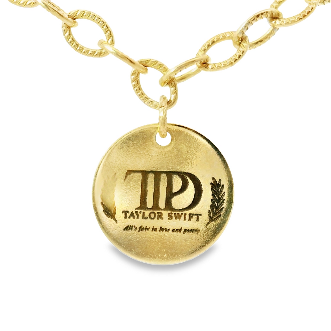 Elegant Taylor Swift Gold-filled Pendant Necklace