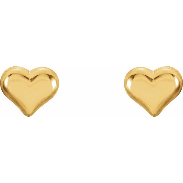 Youth Puffed Heart Earrings