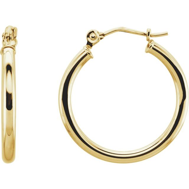 Tube Hoop Earrings