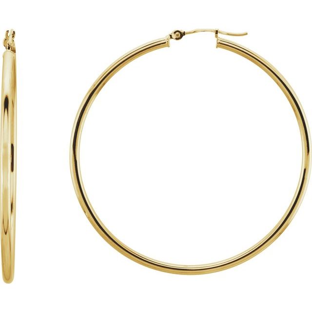 Tube Hoop Earrings