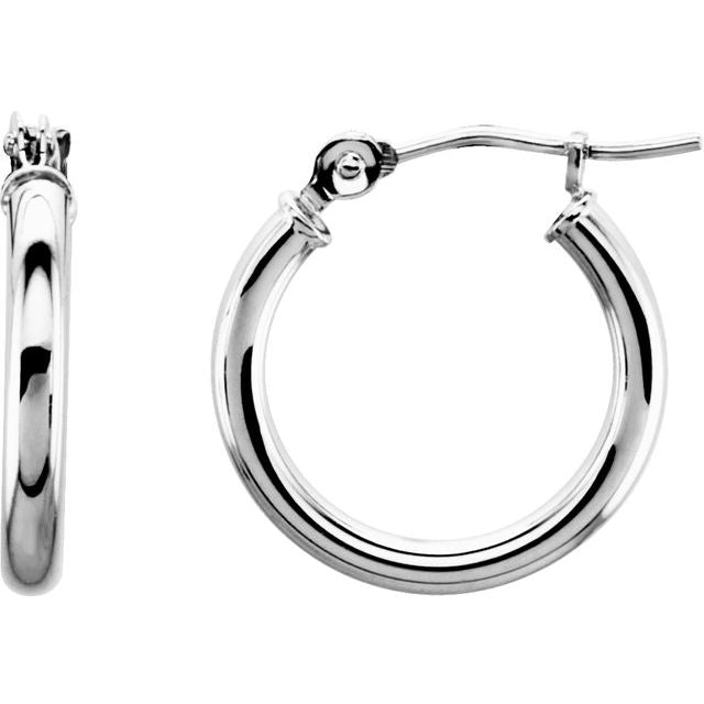 Tube Hoop Earrings