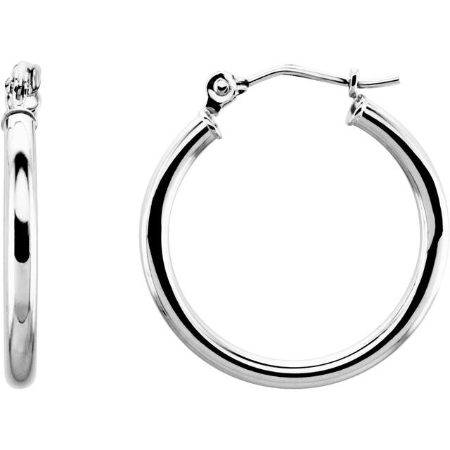 Tube Hoop Earrings