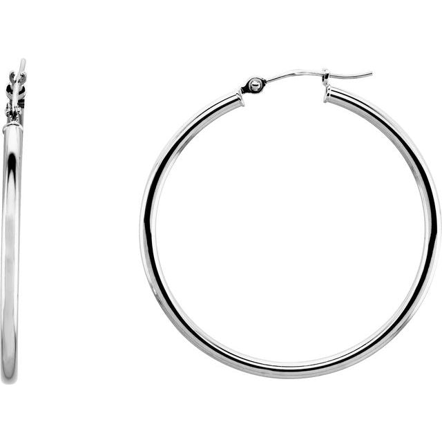 Tube Hoop Earrings