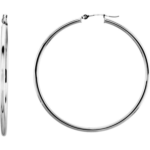 Tube Hoop Earrings