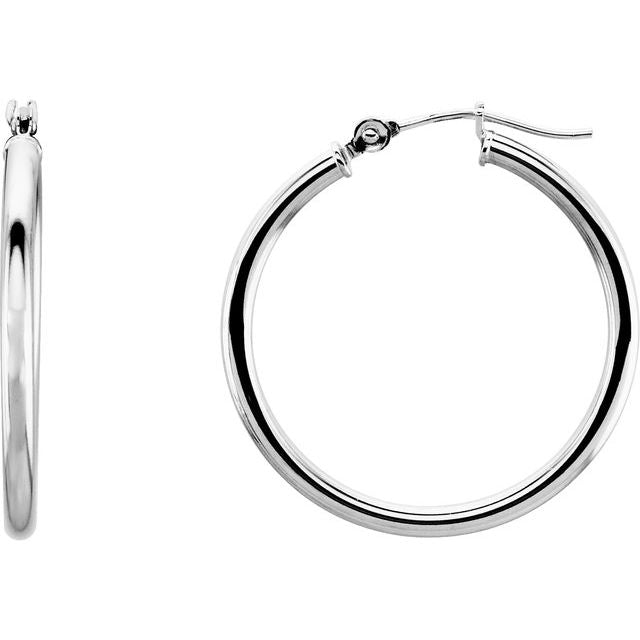 Tube Hoop Earrings