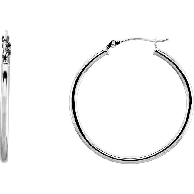 Tube Hoop Earrings