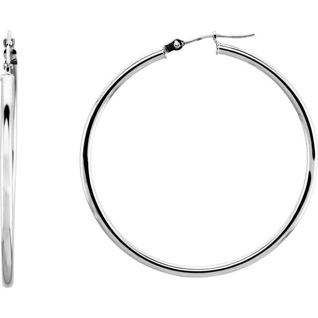 Tube Hoop Earrings