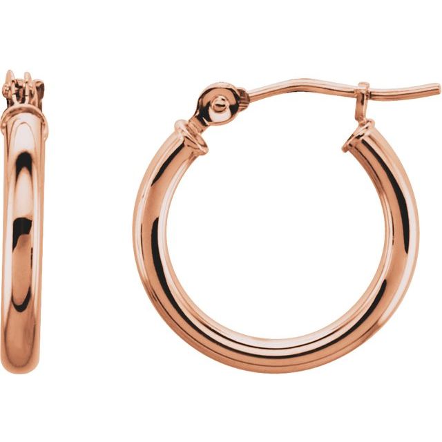 Tube Hoop Earrings