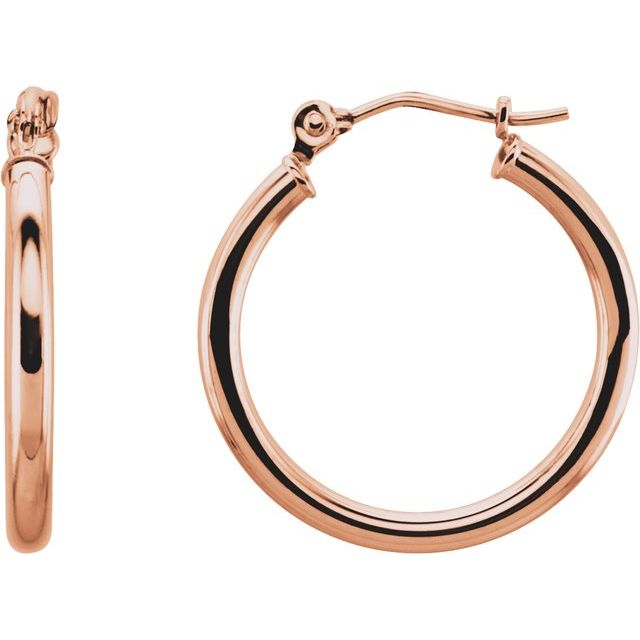 Tube Hoop Earrings