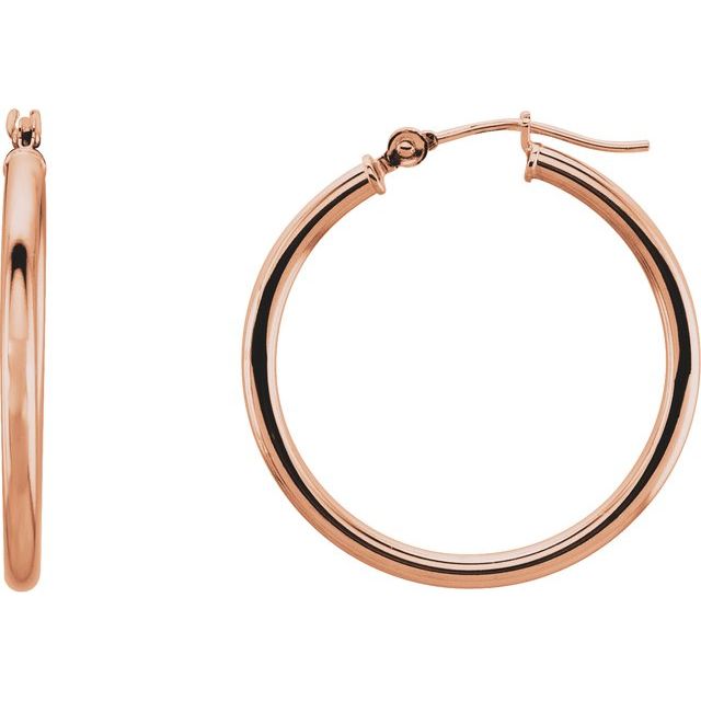 Tube Hoop Earrings