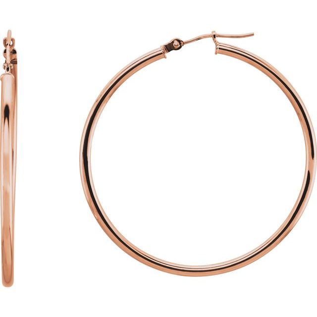 Tube Hoop Earrings