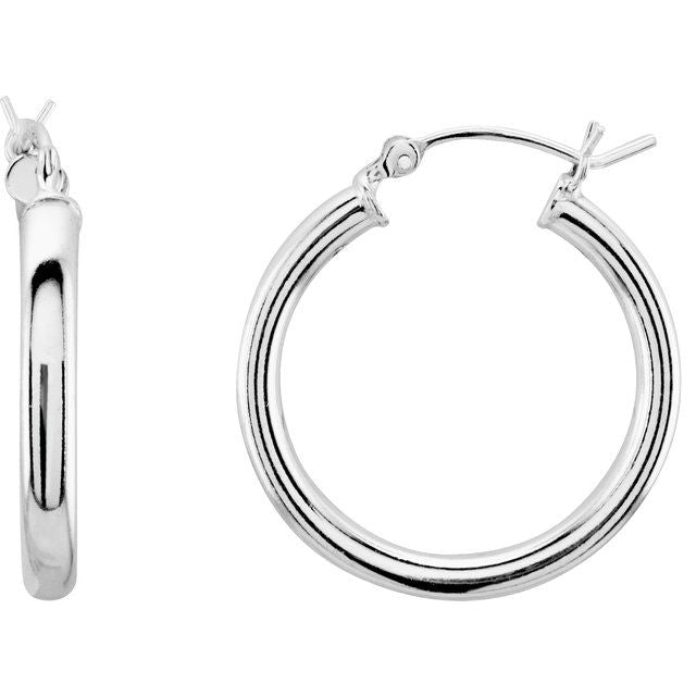 Tube Hoop Earrings