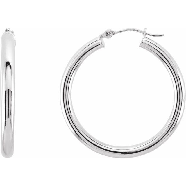 Tube Hoop Earrings