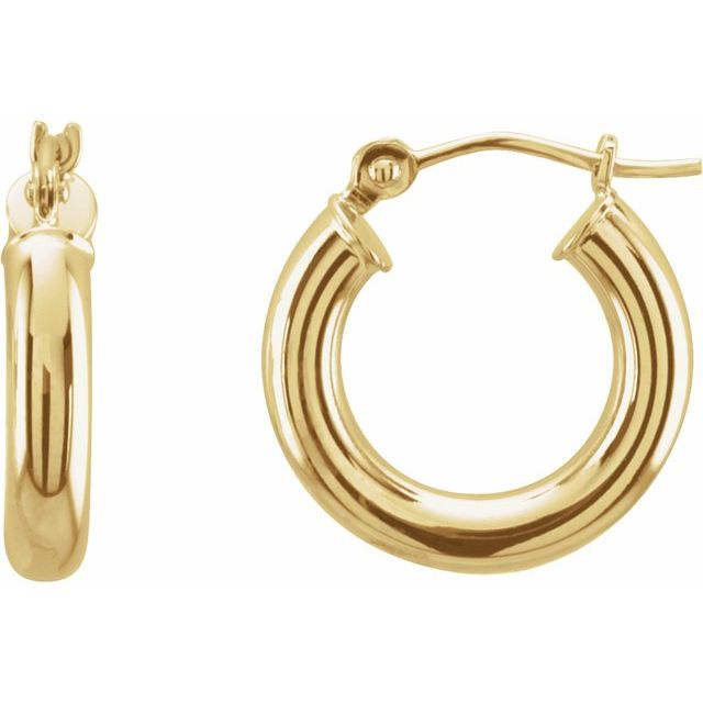 Tube Hoop Earrings