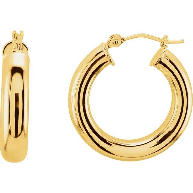 Tube Hoop Earrings