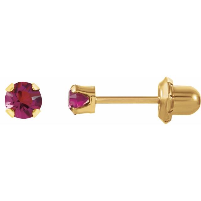 Inverness® Piercing Birthstone Stud Earrings