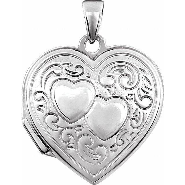 Engravable Heart Locket