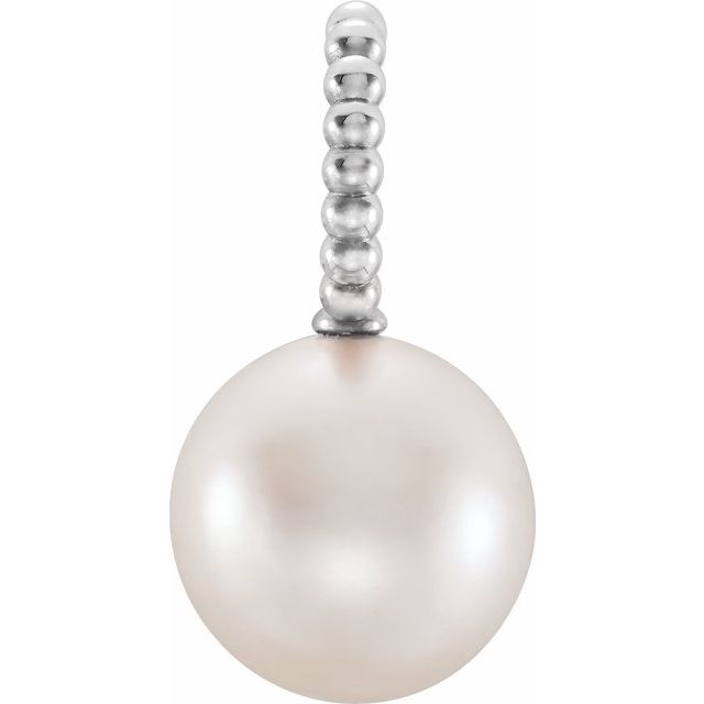 Beaded Pearl Pendant