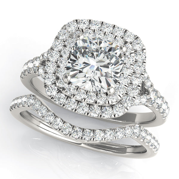 Halo Diamond Engagement Ring