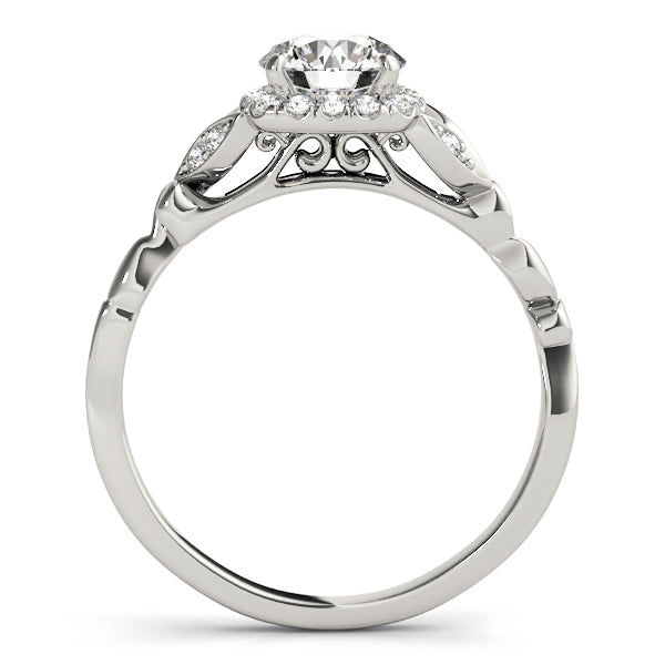 Halo Diamond Engagement Ring