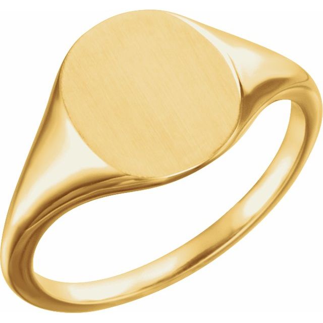 Oval Signet Ring