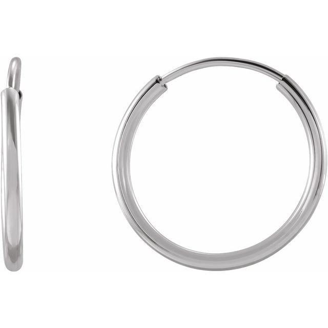 Flexible Endless Tube Hoop Earrings