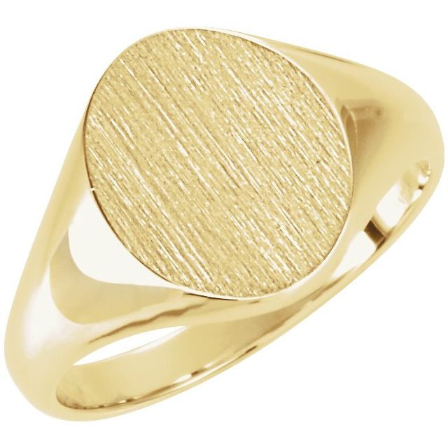 Oval Signet Ring