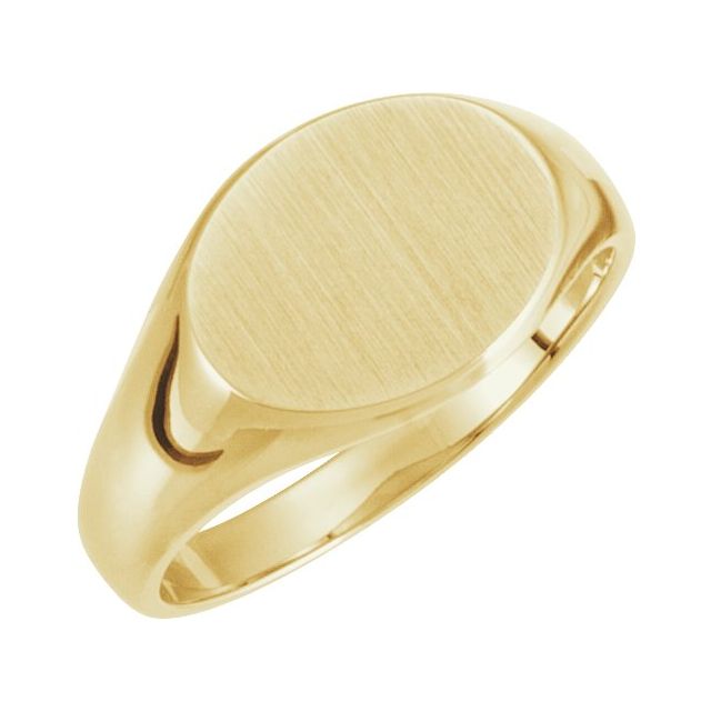 Oval Signet Ring