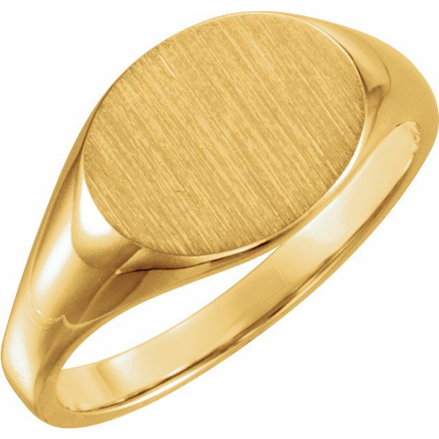 Oval Signet Ring