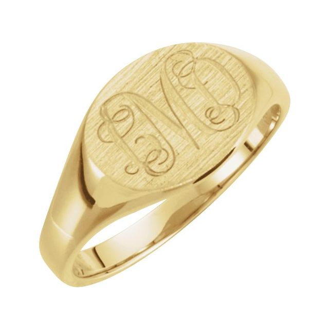 Oval Signet Ring