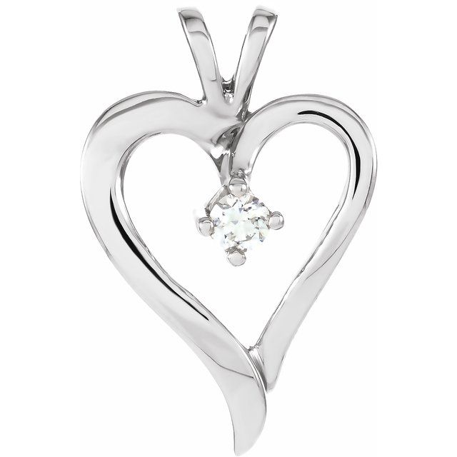 Accented Heart Pendant