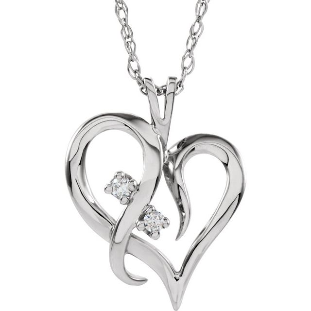 Accented Heart Pendant