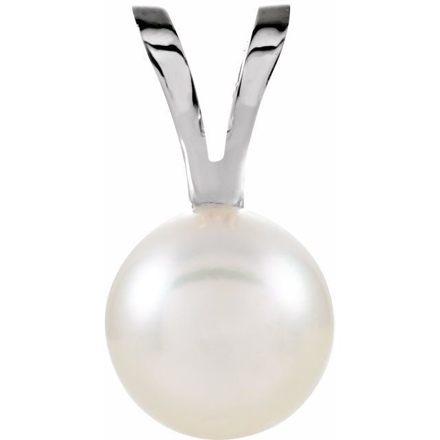 Solitaire Pearl Pendant