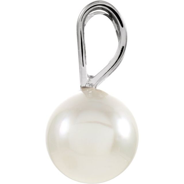 Solitaire Pearl Pendant