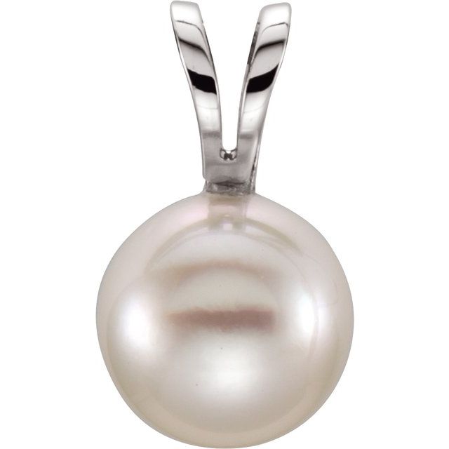 Solitaire Pearl Pendant