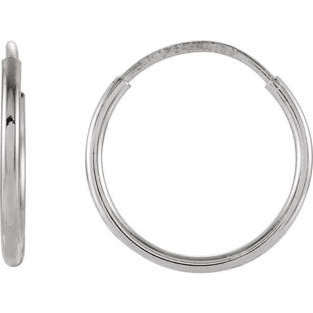 Endless Tube Hoop Earrings